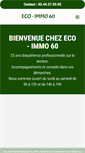 Mobile Screenshot of eco-immo60.com